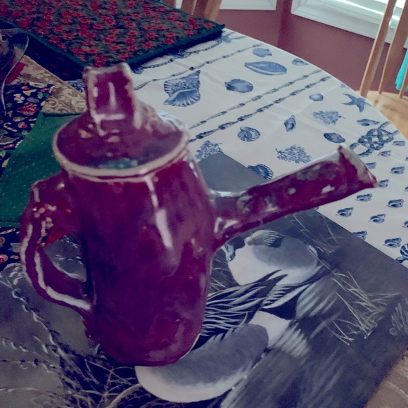 Pottery Teapot-Unusual Design - Picture 7 of 7